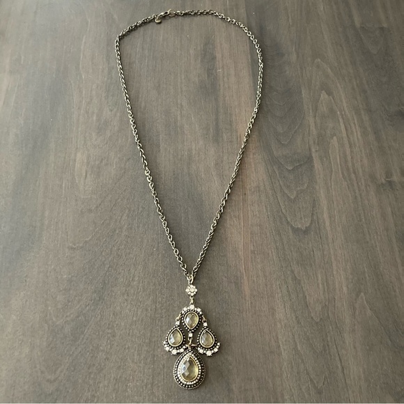 J Crew Cabochon Beaded Bling Long Necklaces Bundle Set of 3 E - Picture 7 of 12